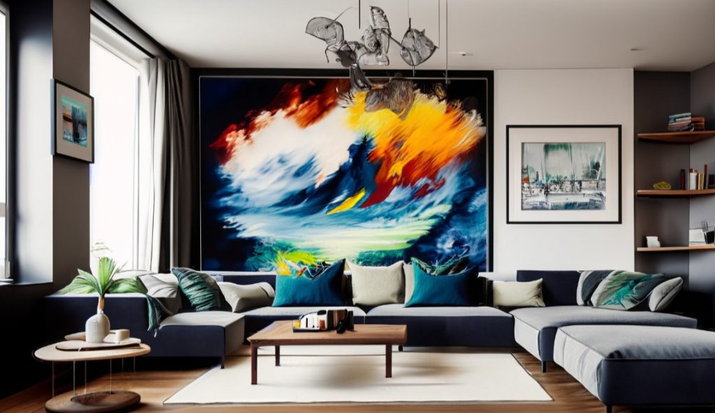 living room wall paintings Discover the art of decorating living space